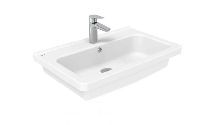 Раковина Creavit Ipek 80 см прямоугольная IP080-00CB00E-0000 (детальная фотография)