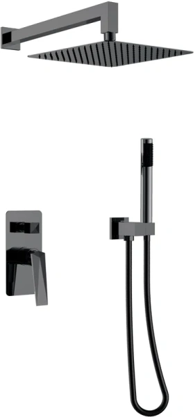 Душевой комплект Boheme Venturo Shine Gun Metall 374-SGM (детальная фотография)