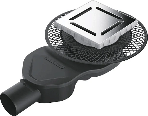 Душевой трап BERGES PLATZ Norma 15 см хром матовый - фото 1