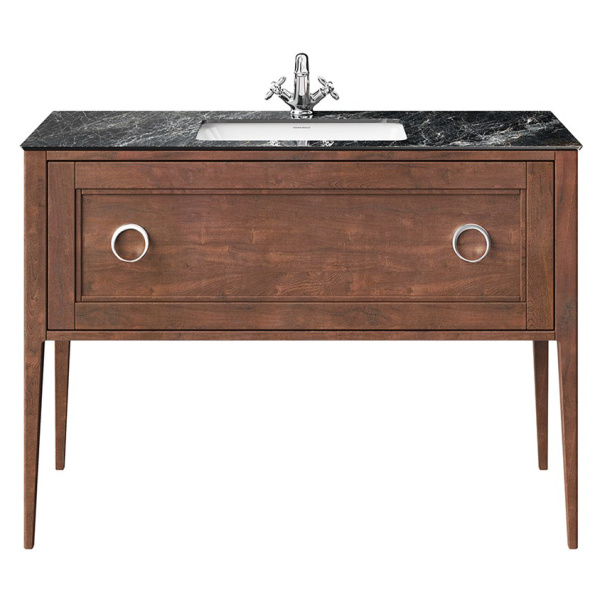 Тумба под раковину напольная Kerama Marazzi Plaza Classic 120 см орех матовый PL.CN.120.1\NUT.M (детальная фотография)