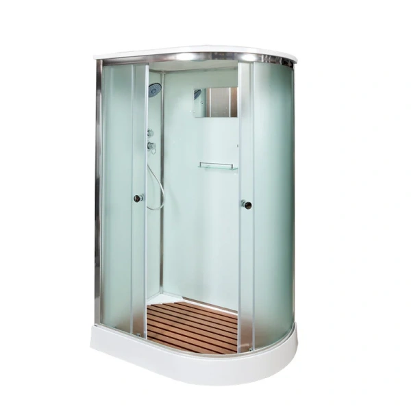 Душевая кабина Deto D 120x80 см с крышей правая D102SR (детальная фотография), со средним поддоном