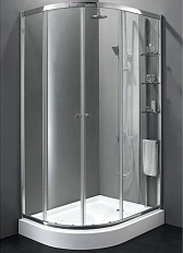 Душевой уголок Cezares Anima 120x100 см стекло прозрачное правый