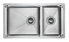 Мойка для кухни Paulmark Axel PM227844 78 см с дополнительной чашей