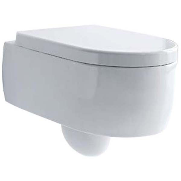 Унитаз подвесной Kerasan Flo 311501 с горизонтальным выпуском (детальная фотография)