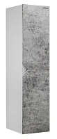 Шкаф-пенал подвесной Grossman Инлайн 35 см белый/бетон