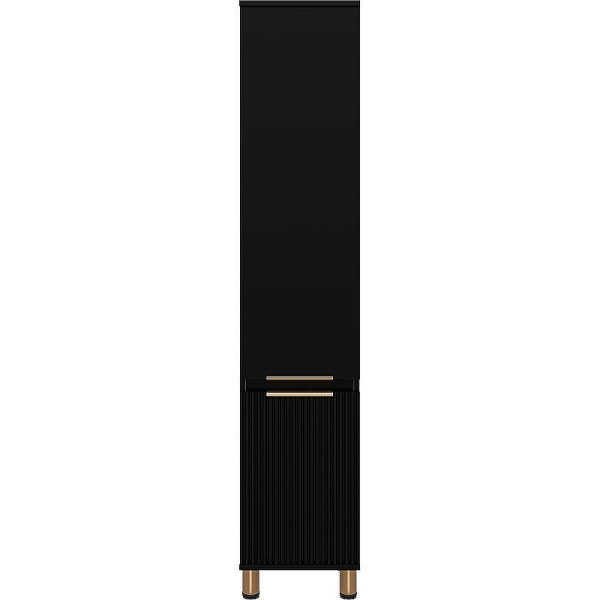 Шкаф-пенал Brevita Enfida 35 см черный, левый ENF-05035-020L (детальная фотография), нет в наличии