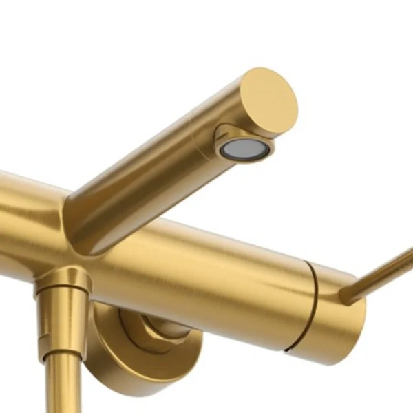 Смеситель для ванны Cezares Relax брашированное золото RELAX-VD-BORO (детальная фотография), золото