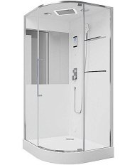 Душевая кабина Black&White Galaxy 100x100 см c паром