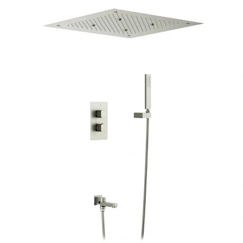 Душевой комплект Timo Petruma никель - фото 1