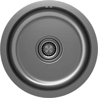 Мойка для кухни Paulmark Werra 46 см вороненая сталь