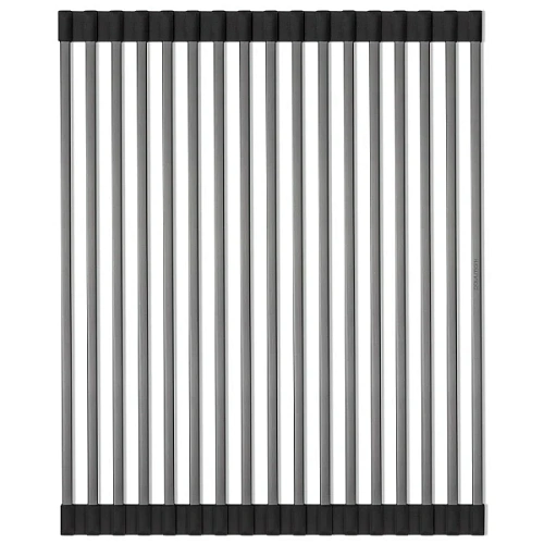 Ролл-мат для кухонных моек Paulmark 40.5 см вороненая сталь - фото 3