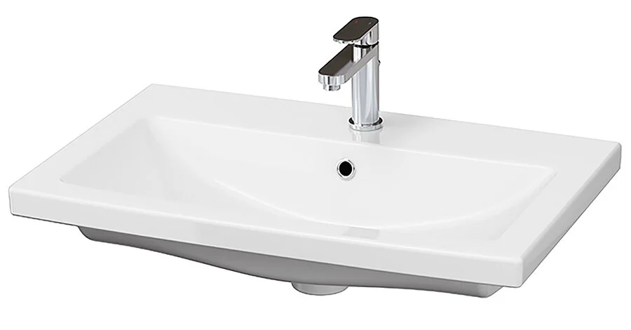 Раковина мебельная OWL 1975 Cersanit Como 70 см белая S-UM-COM70/1-w (детальная фотография)