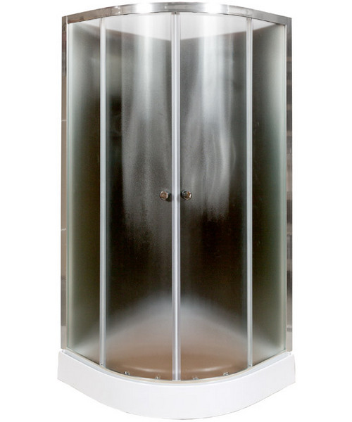 Душевая кабина Deto B 90х90 см без крыши B09BLACK (детальная фотография)