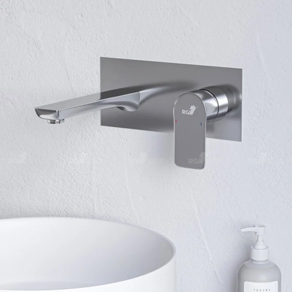 Смеситель для раковины RGW Shower Panels SP-46 хром 51140546-01 (детальная фотография), современные, hi-tech