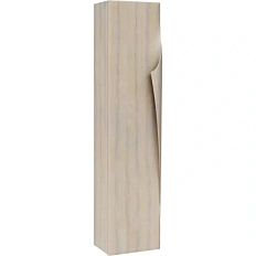 Шкаф-пенал подвесной, цвет светлое дерево, Aqwella Clarberg Papyrus Wood 100