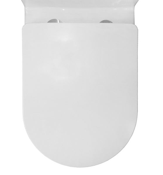 Унитаз моноблок Azario Morano безободковый AZ-1001 (детальная фотография), безободковые, сиденье с микролифтом , с антивсплеском, моноблок, низкие