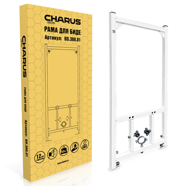 Инсталляция для биде Charus белая BD.300.01 (детальная фотография)