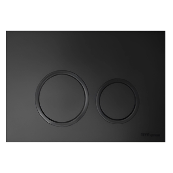 Инсталляция для унитаза Tece TECEspring R с  черной матовой кнопкой смыва S955104 (детальная фотография), в наличии