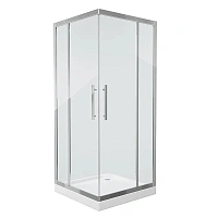Душевой уголок Grossman Pragma 90х90 см серебро