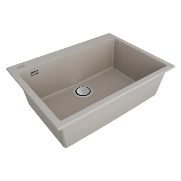 Мойка для кухни Paulmark Decoration 69 см Argan PM936950-AR (детальная фотография), из искусственного гранита