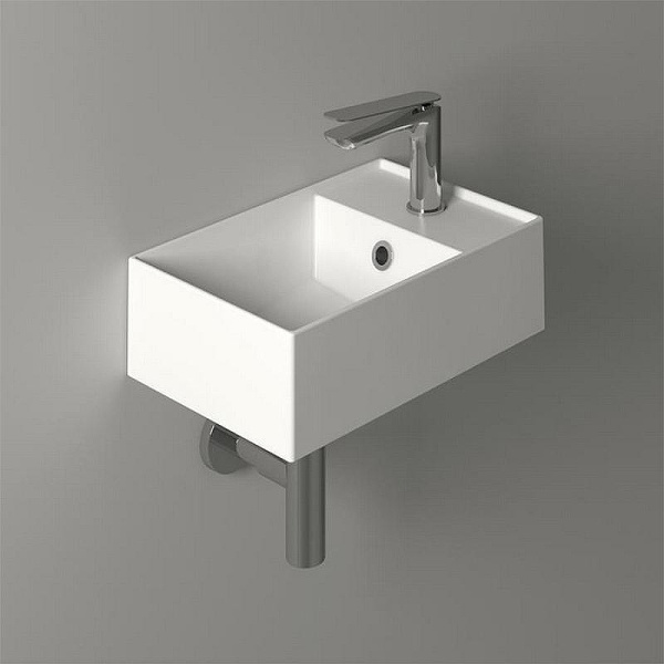 Раковина Simas Agile 40 см белая AG40 bi*1 (детальная фотография), современные, hi-tech