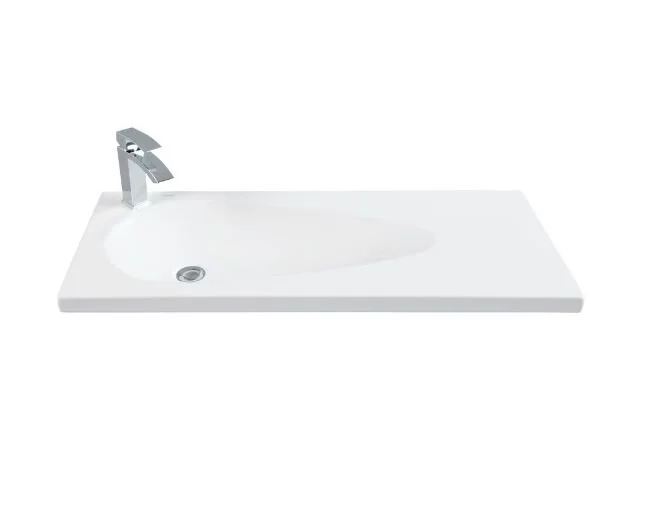 Раковина Creavit Trump 120 см белая TP120-00CB00E-0000 (детальная фотография)