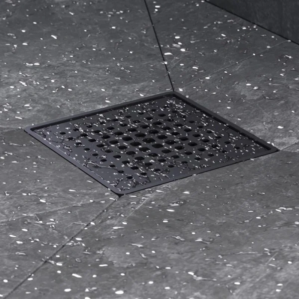 Душевой трап Am.Pm PrimeFlow 10 см черный матовый W02BD-P11-010-01BM (детальная фотография), с мокрым затвором