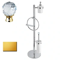 Стойка для ванной Cezares Olimp золото 24 карат