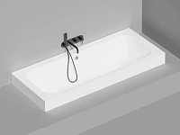 Ванна из искусственного камня Salini Orlando Axis 190 191,1x80 см S-Sense белая глянцевая