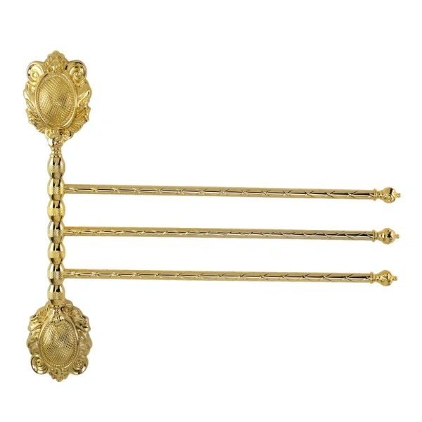 Полотенцедержатель Migliore Cleopatra золото 16700 (детальная фотография), классические, ретро, декорированные