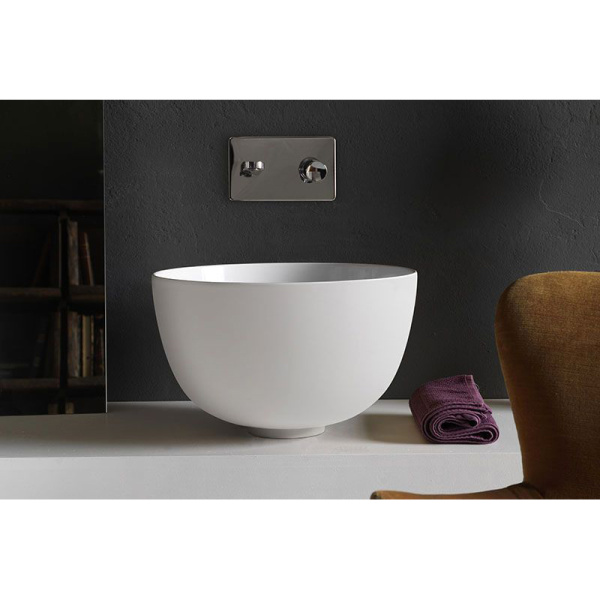 Раковина Kerasan Ciotola 46 см накладная 430101 (детальная фотография), современные, hi-tech