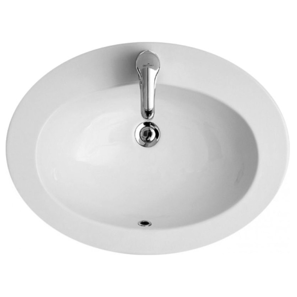 Раковина Cersanit Gamma 63 см встраиваемая P-UM-Ga/1 (детальная фотография), современные, hi-tech