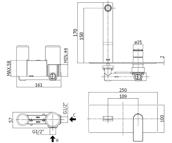 Схема (детальная фотография), современные, hi-tech