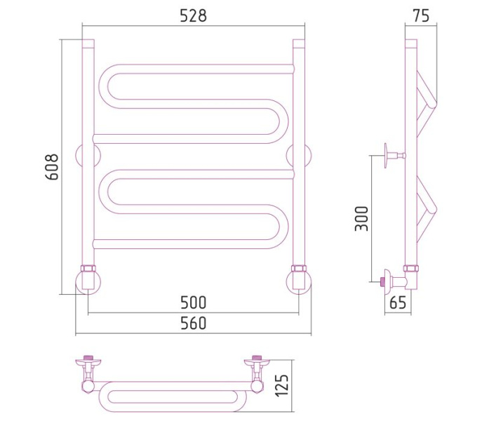 Схема (детальная фотография), хром