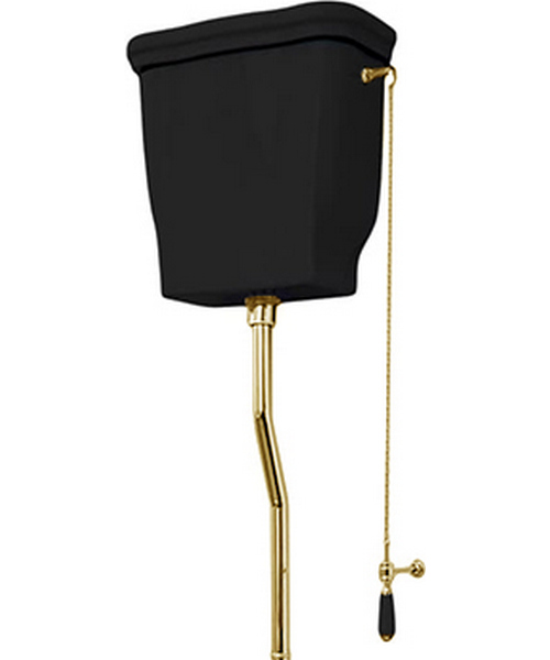 Бачок для унитаза ArtCeram Hermitage черный HEC004 03 00 (детальная фотография)