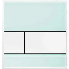 Клавиша смыва, цвет стекла зелёный, цвет кнопки белый, Tece TECEsquare Urinal 9242803