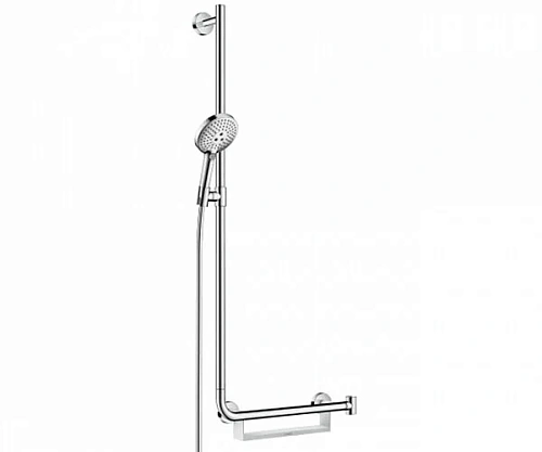 Душевой гарнитур Hansgrohe Raindance Select S хром, левосторонний - фото 2