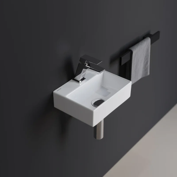 Раковина BERGES Small 30 см белая 182012 (детальная фотография), современные, hi-tech