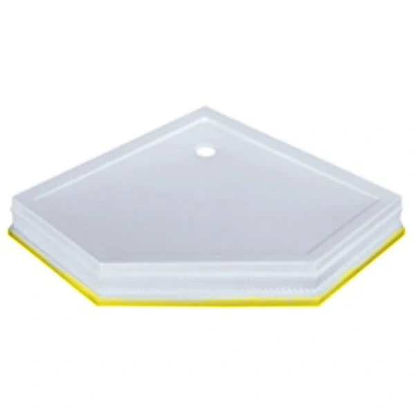 Душевой поддон Migliore 95х95 см декор золото 24588 (детальная фотография)