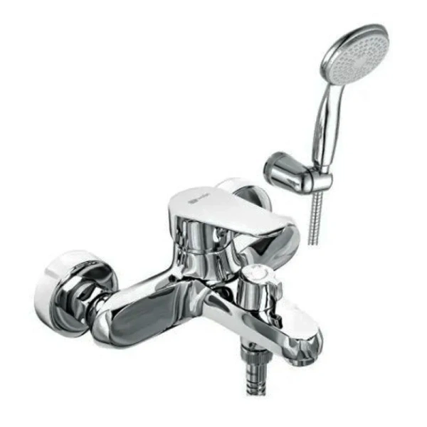 Душевой комплект Lemark Point хром LM0380C (детальная фотография), современные, hi-tech