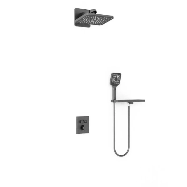 Душевой комплект Vincea Inspire вороненая сталь VSFW-3I21MT4RGM (детальная фотография)