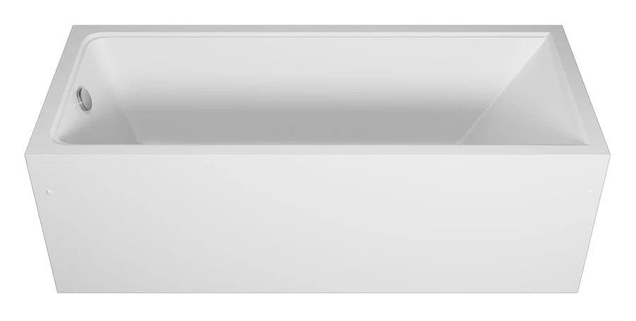 Ванна акриловая Vincea VBT-2G170, 170 x 70 см, без опоры, белый (детальная фотография), без гидромассажа, недорогие