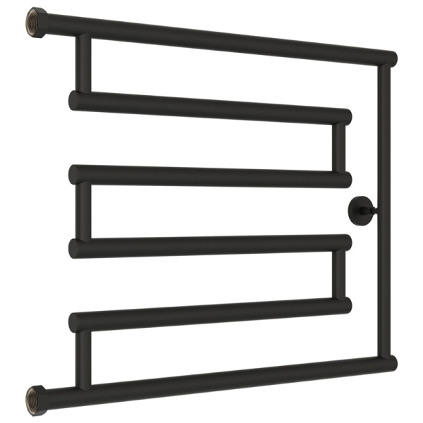 Полотенцесушитель водяной Сунержа High-Tech model L 65x50 см тёмный титан муар 15-0052-5065 (детальная фотография), современные, hi-tech