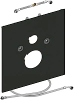 Нижняя стеклянная панель для установки унитаза-биде Duravit Senso Wash, цвет черный, Tece TECElux 9650107