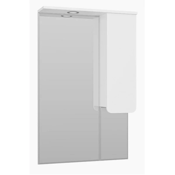 Зеркальный шкаф с подсветкой Misty Чегет 75 см левый П-Чег-02075-01Л (детальная фотография), современные, hi-tech index_1