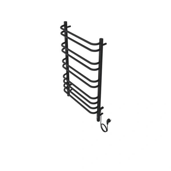 Полотенцесушитель электрический Акватек Пандора 50х90 см черный муар AQ EL RPC1090BL (детальная фотография), черный