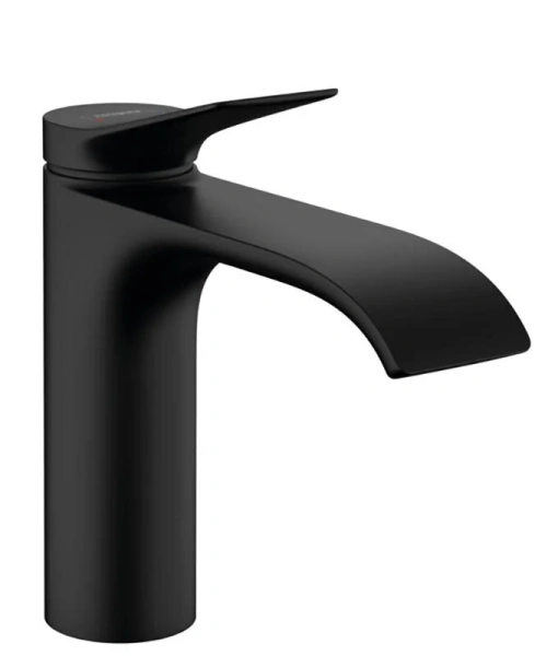 Смеситель для раковины Hansgrohe Vivenis черный матовый 75020670 (детальная фотография)