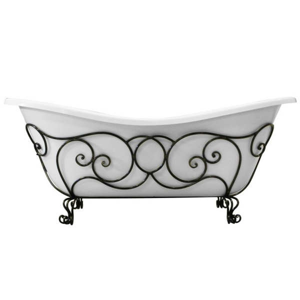 Кованая подставка для ванны Эстет Бостон патина ФР-00000719 (детальная фотография)