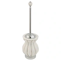 Ершик Migliore Olivia керамика с декором платина, хром