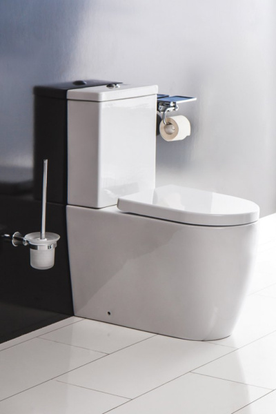 Унитаз компакт BelBagno Marino BB105CPR безободковый (детальная фотография), современные, hi-tech, круглые